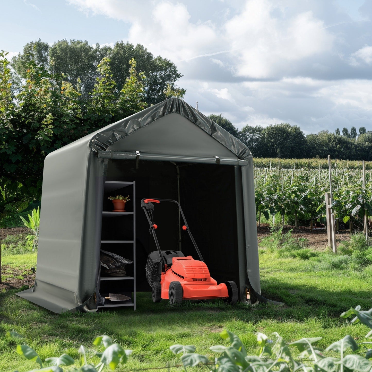 Abri de jardin et abri d'auto extérieur : abri portable pour vélos, motos et rangement de jardin