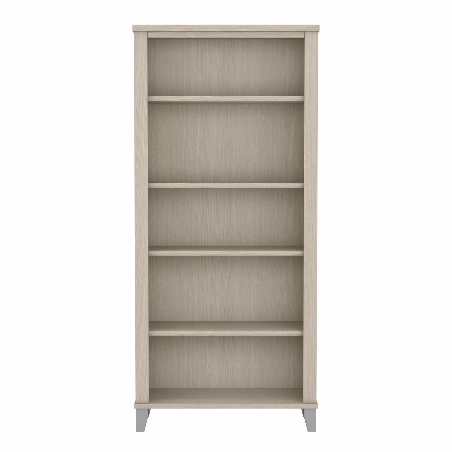 Bibliothèque haute à 5 étagères Bush Furniture Somerset avec tablettes réglables
