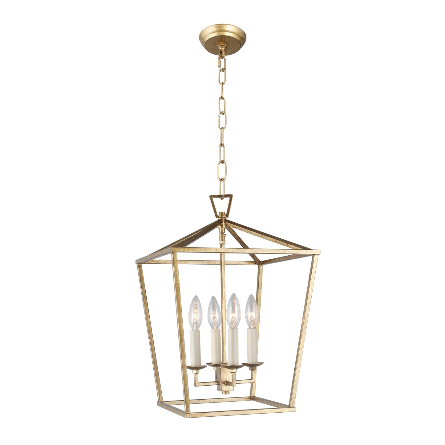 Lustre suspendu style lanterne à bougie pour escalier ou îlot de cuisine - N/A