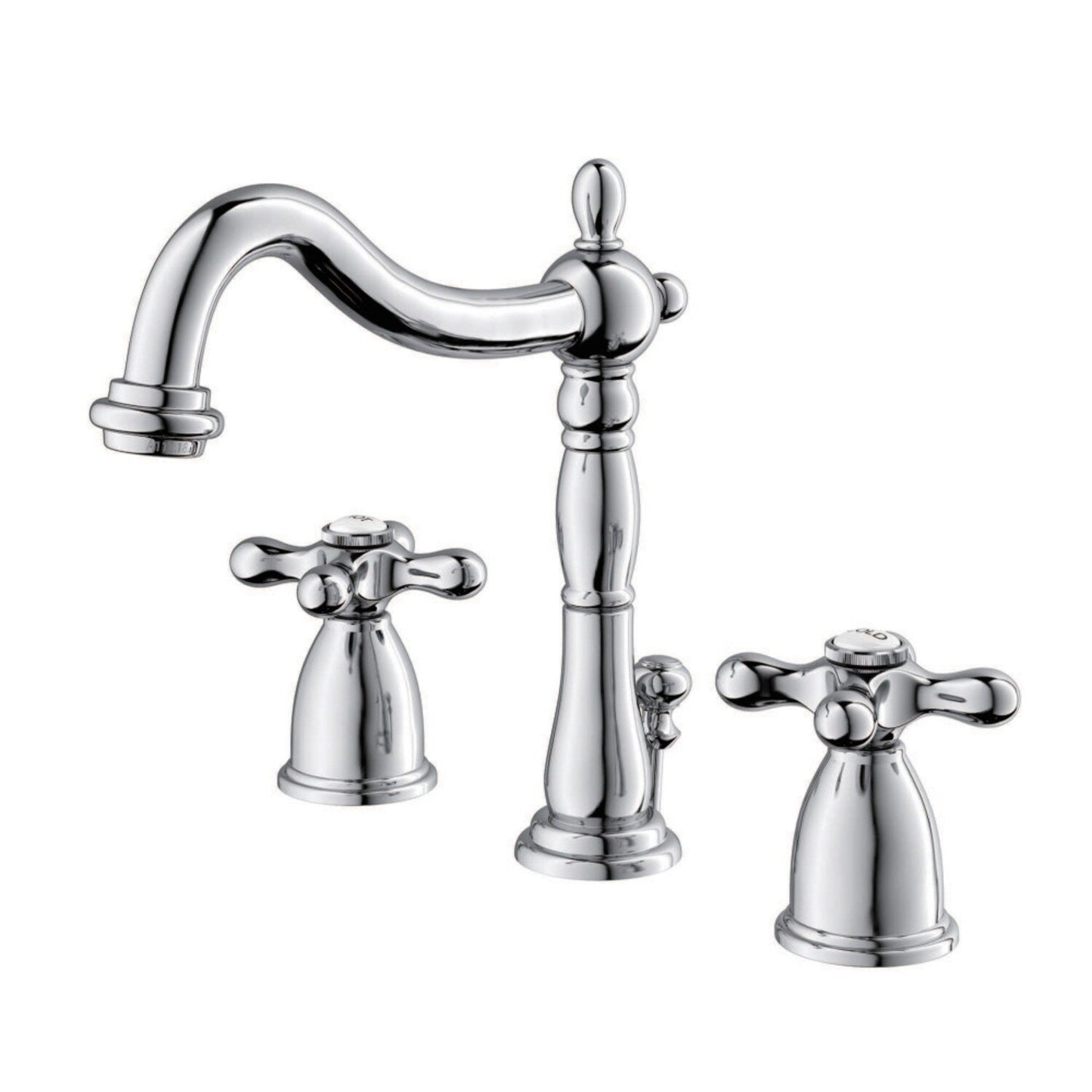 Robinet de salle de bain à large entraxe Heritage de 8 po