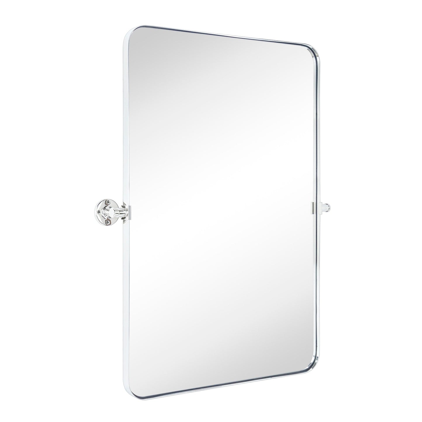 Miroir mural rectangulaire pivotant et inclinable en métal TEHOME Jonathan