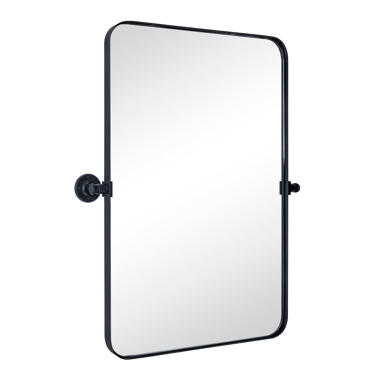 Miroir mural rectangulaire pivotant et inclinable en métal TEHOME Jonathan
