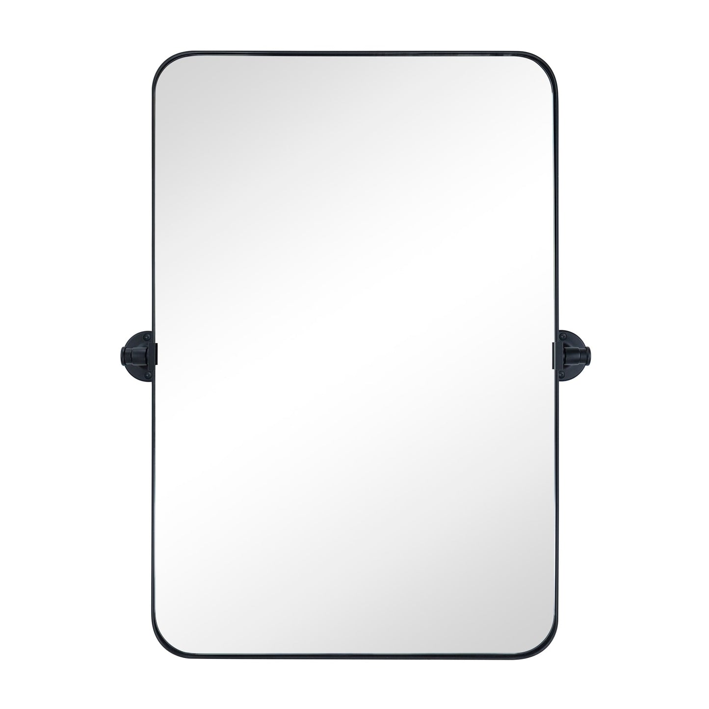 Miroir mural rectangulaire pivotant et inclinable en métal TEHOME Jonathan