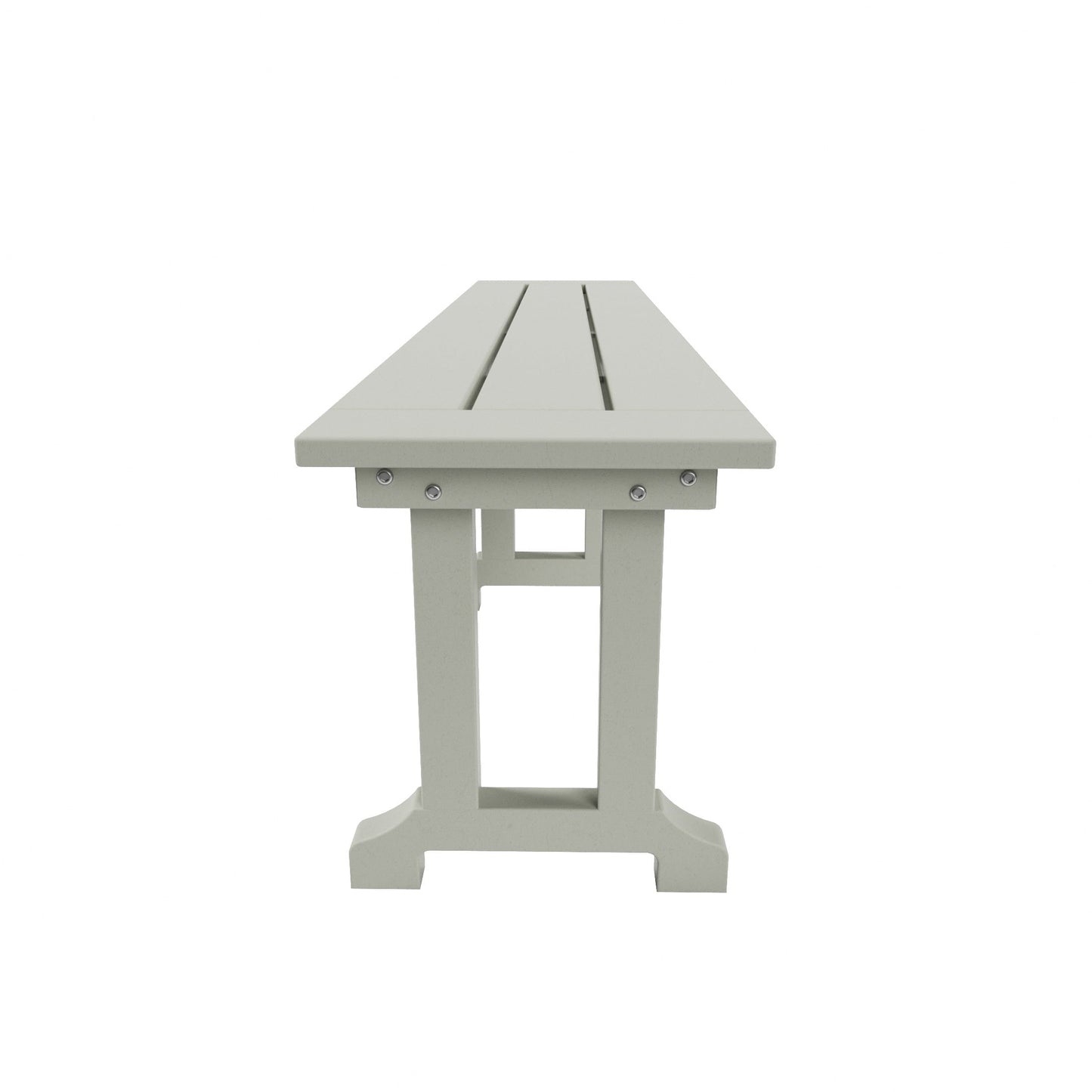 Banc de terrasse extérieur Polytrends Laguna en PEHD toutes saisons 65