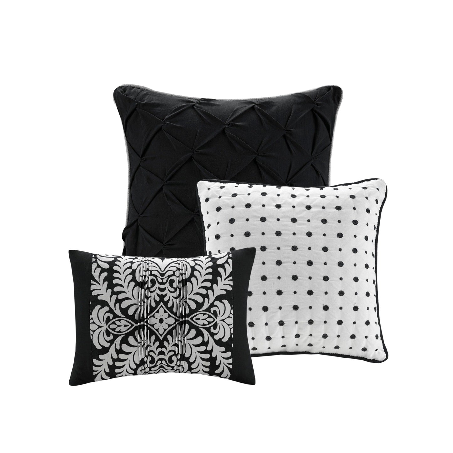 Ensemble de couette en coton imprimé Madison Park Marcella 7 pièces