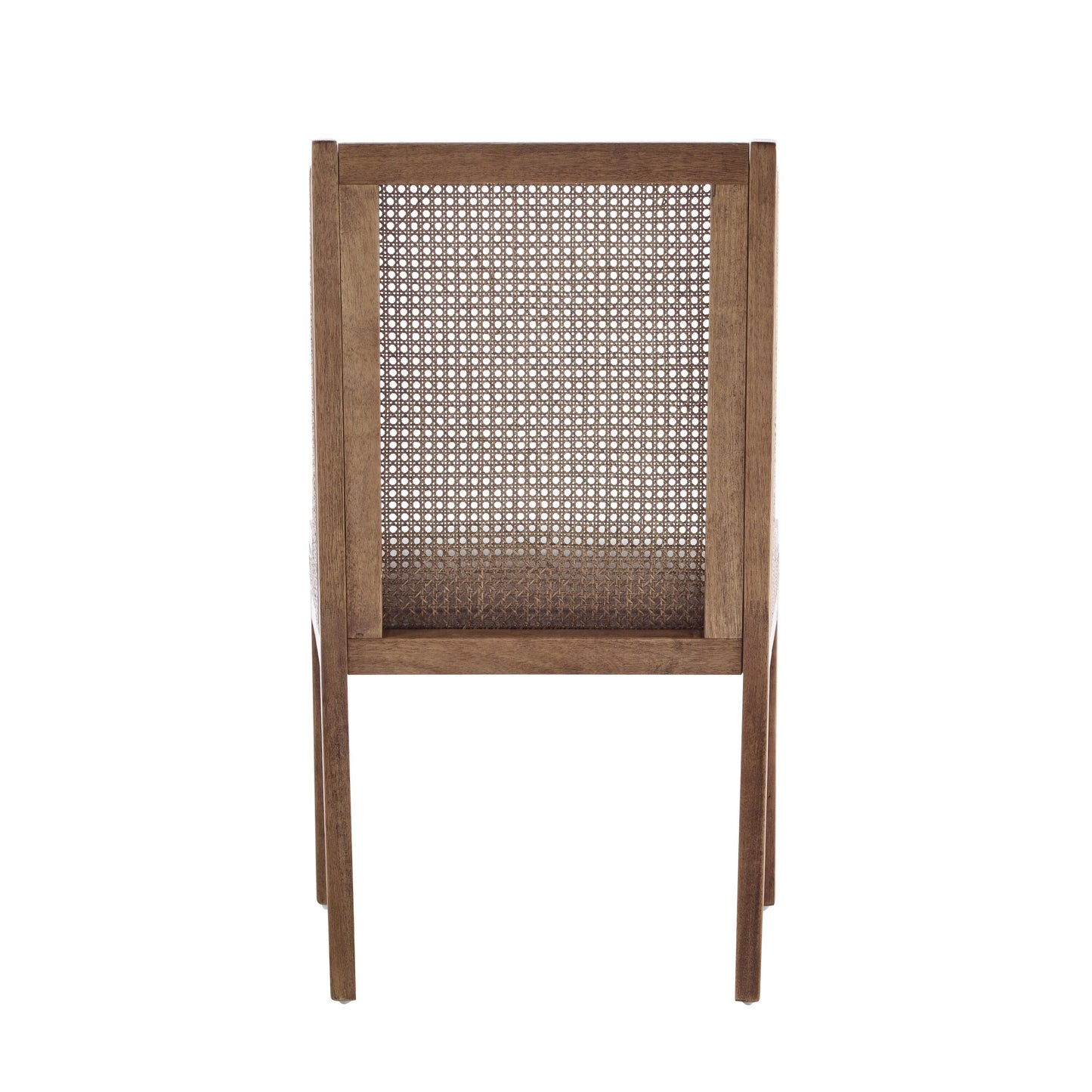 Chaises de salle à manger rembourrées en rotin et bois Maurers (lot de 2) par Christopher Knight Home