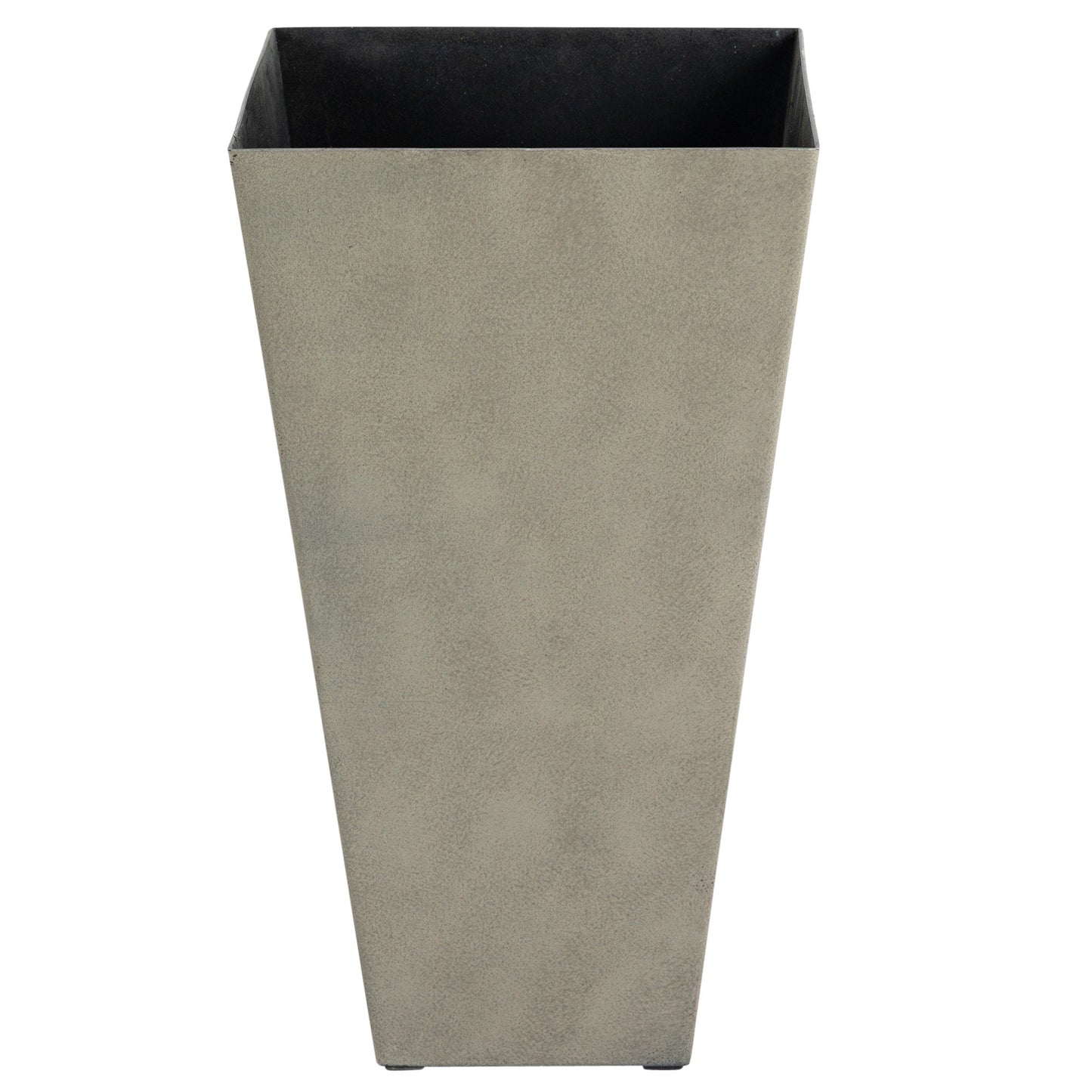 Lot de 3 grands pots de fleurs en plastique Outsunny 28 cm, pour l'intérieur et l'extérieur, pour l'entrée, la terrasse et la cour.