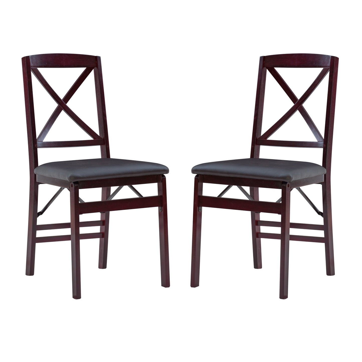 Chaise pliante Porch & Den Espresso (lot de 2)