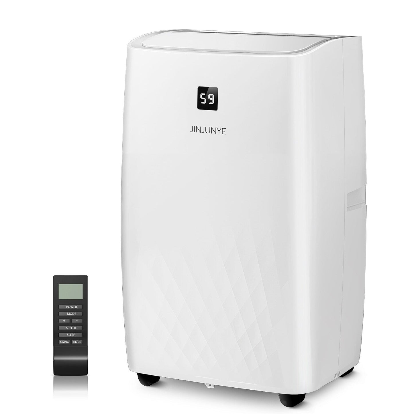 Climatiseur portatif avec chauffage – 12 000 BTU de refroidissement et 10 000 BTU de chauffage pour pièces jusqu'à 700 pi²