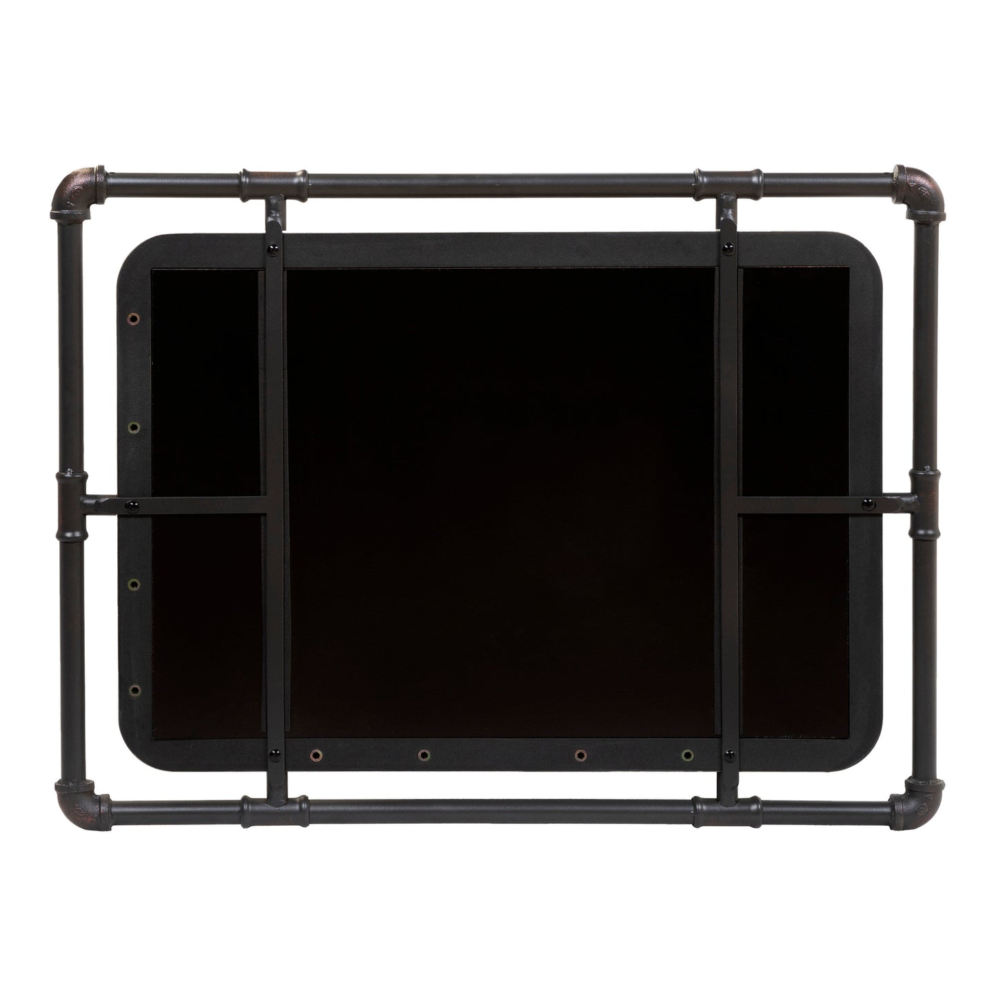 Miroir mural flottant en métal Revo Industrial de 31 pouces par Furniture of America