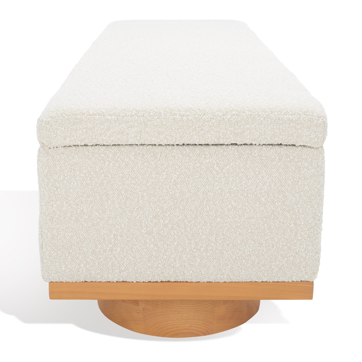 Banc de rangement SAFAVIEH Couture Sunneva Boucle - 61 po L x 20 po P x 19 po H - 61L x 20P x 19H