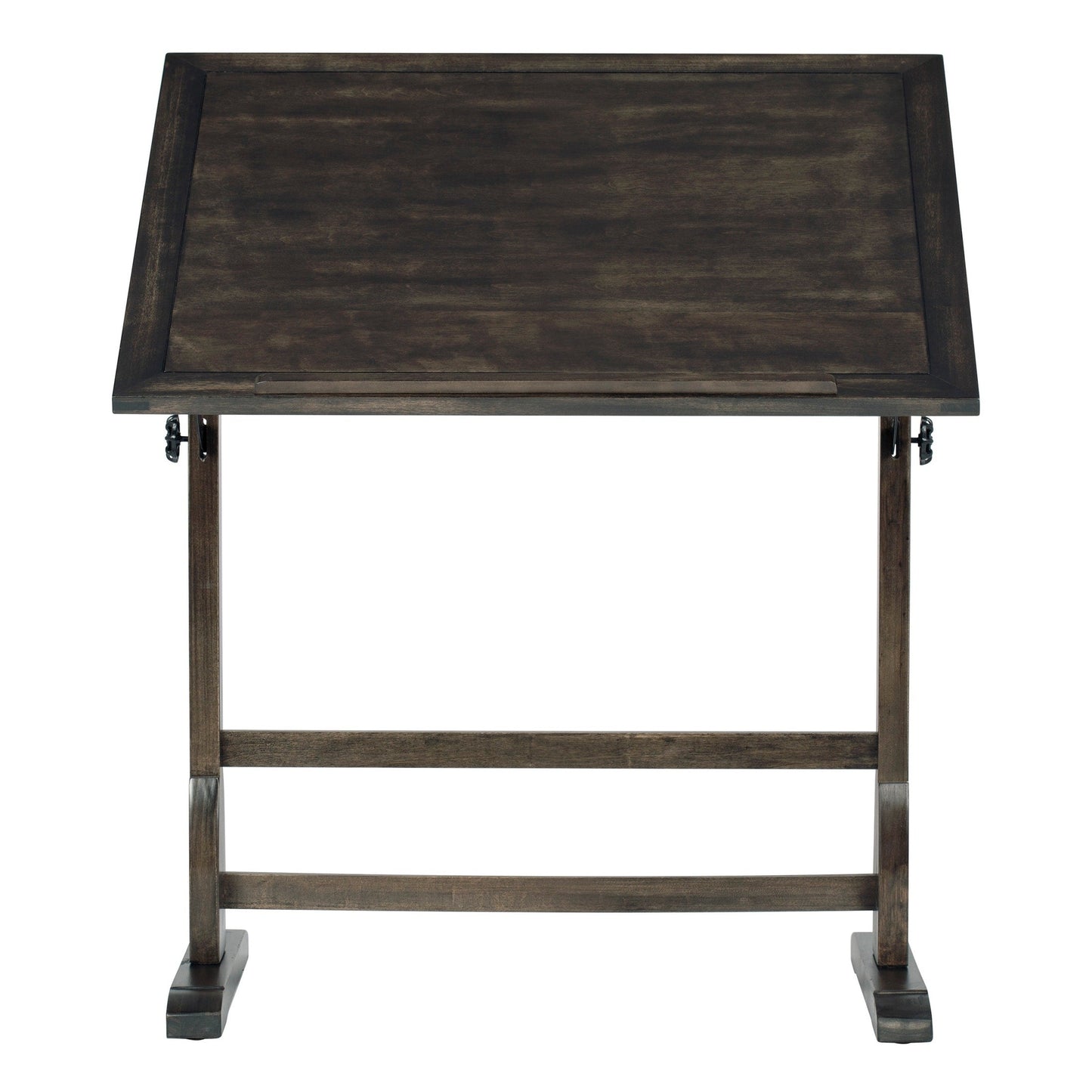 Table à dessin vintage en bois de 36 pouces avec plateau réglable en angle pour le dessin