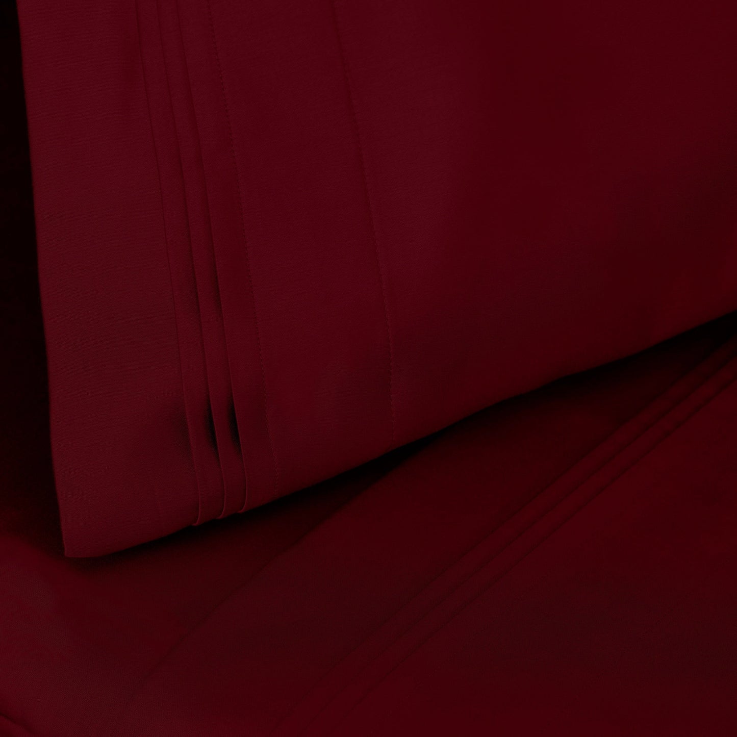 Parure de draps en coton égyptien de qualité supérieure 1000 fils au pouce carré, à poches profondes et à motif uni