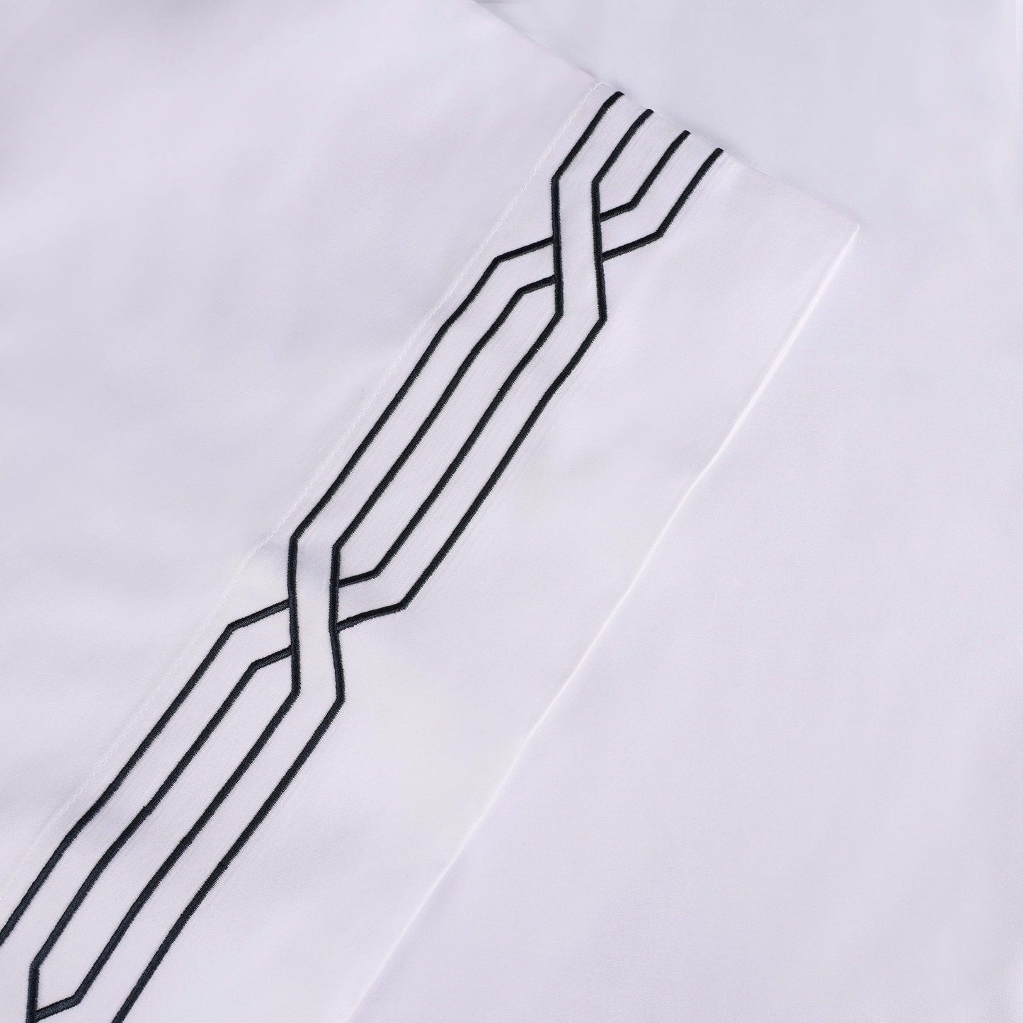 Parure de draps unie écologique en coton égyptien de qualité supérieure 1 200 fils