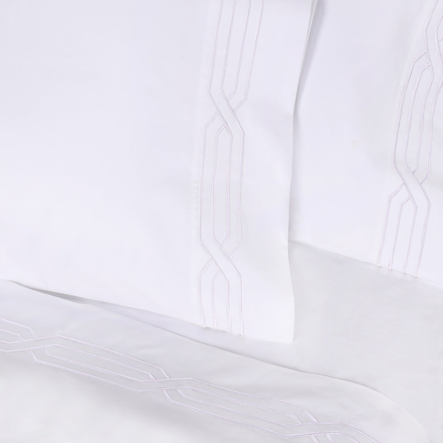 Parure de draps unie écologique en coton égyptien de qualité supérieure 1 200 fils