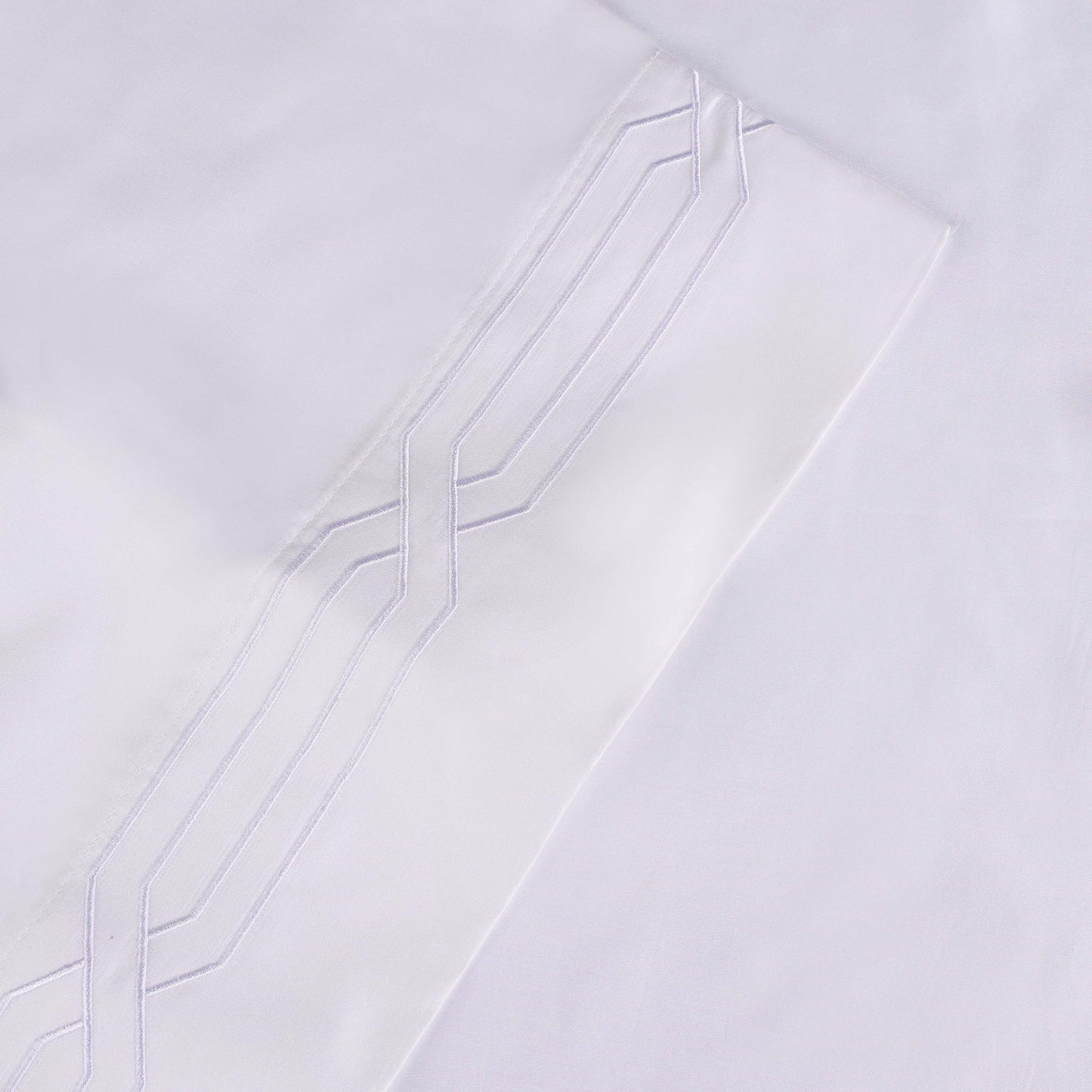 Parure de draps unie écologique en coton égyptien de qualité supérieure 1 200 fils