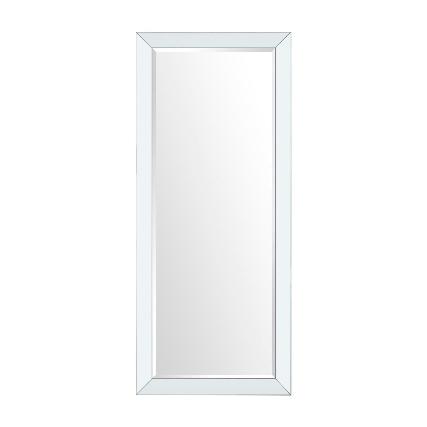 Grand miroir perlé pleine longueur - Miroir surdimensionné sur toute la longueur, sur pied ou à fixer au mur