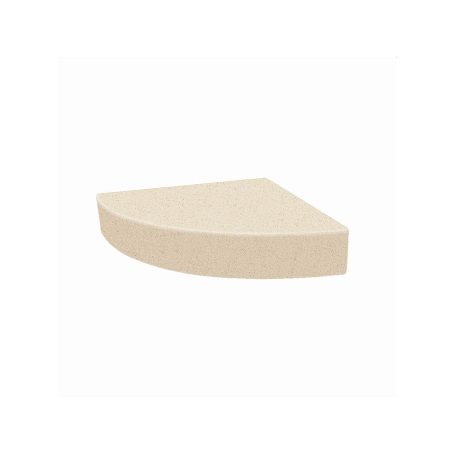Siège de douche d'angle mural en surface solide Transolid Studio 14 po x 14 po - 14,5 x 14,25 x 3