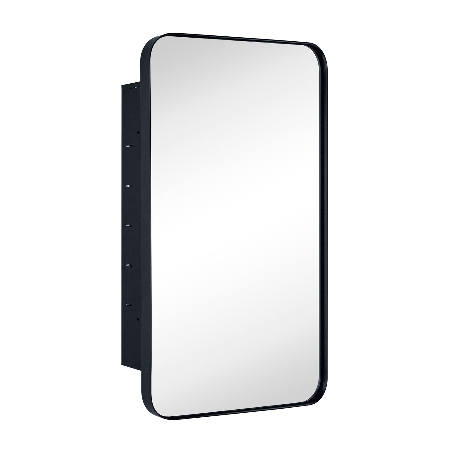 Armoire à pharmacie encastrée TEHOME WH avec miroir et étagères réglables