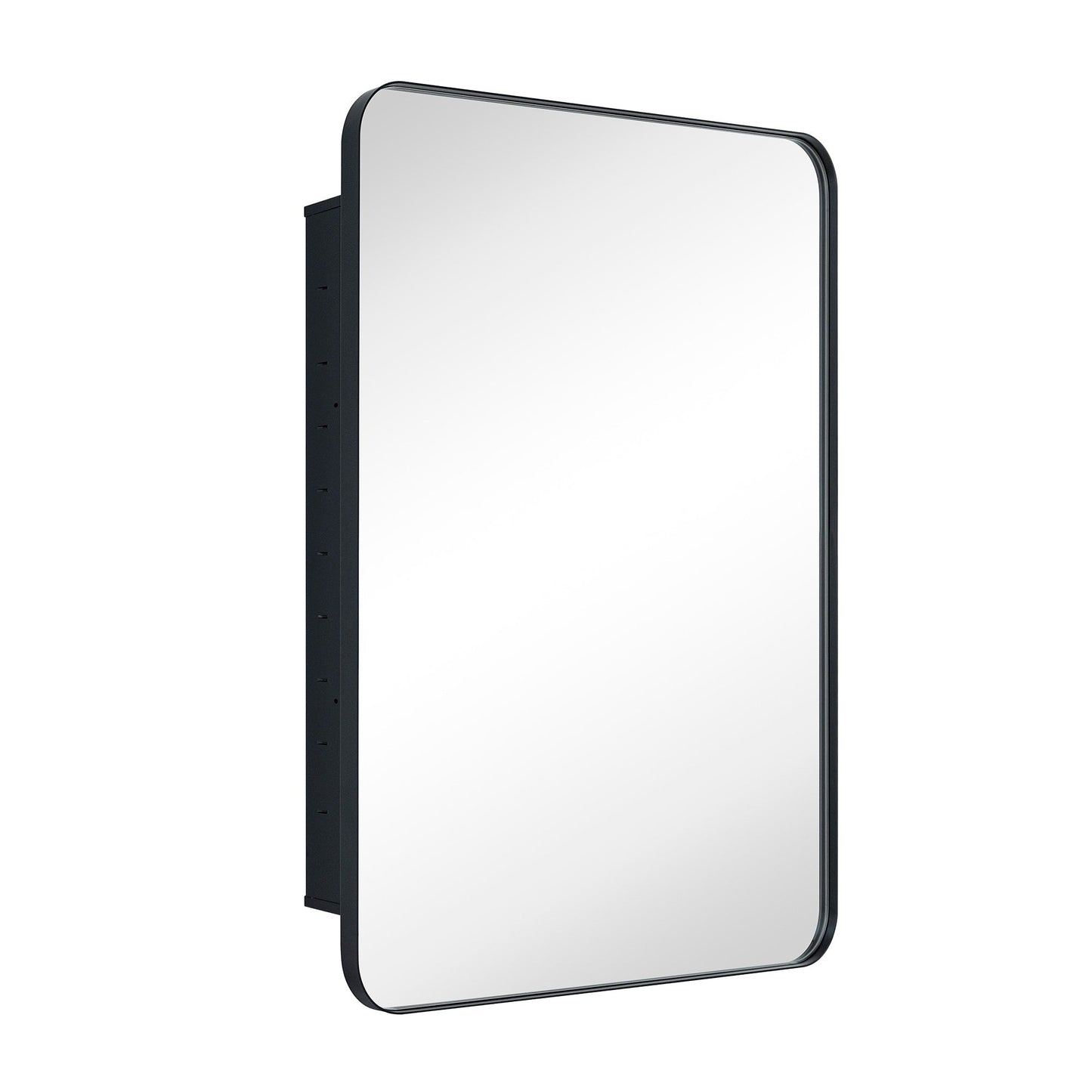 Armoire à pharmacie encastrée TEHOME WH avec miroir et étagères réglables