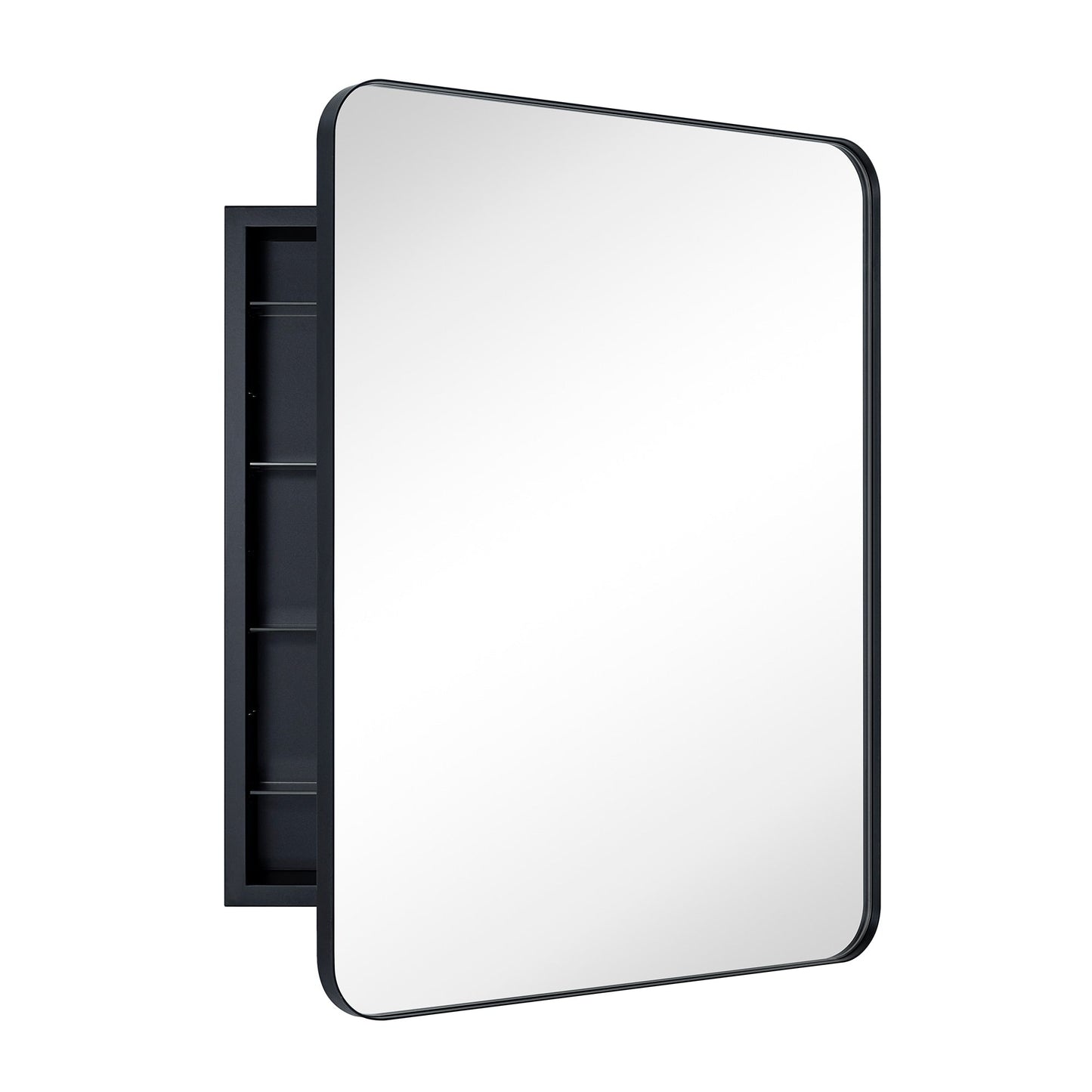 Armoire à pharmacie encastrée TEHOME WH avec miroir et étagères réglables