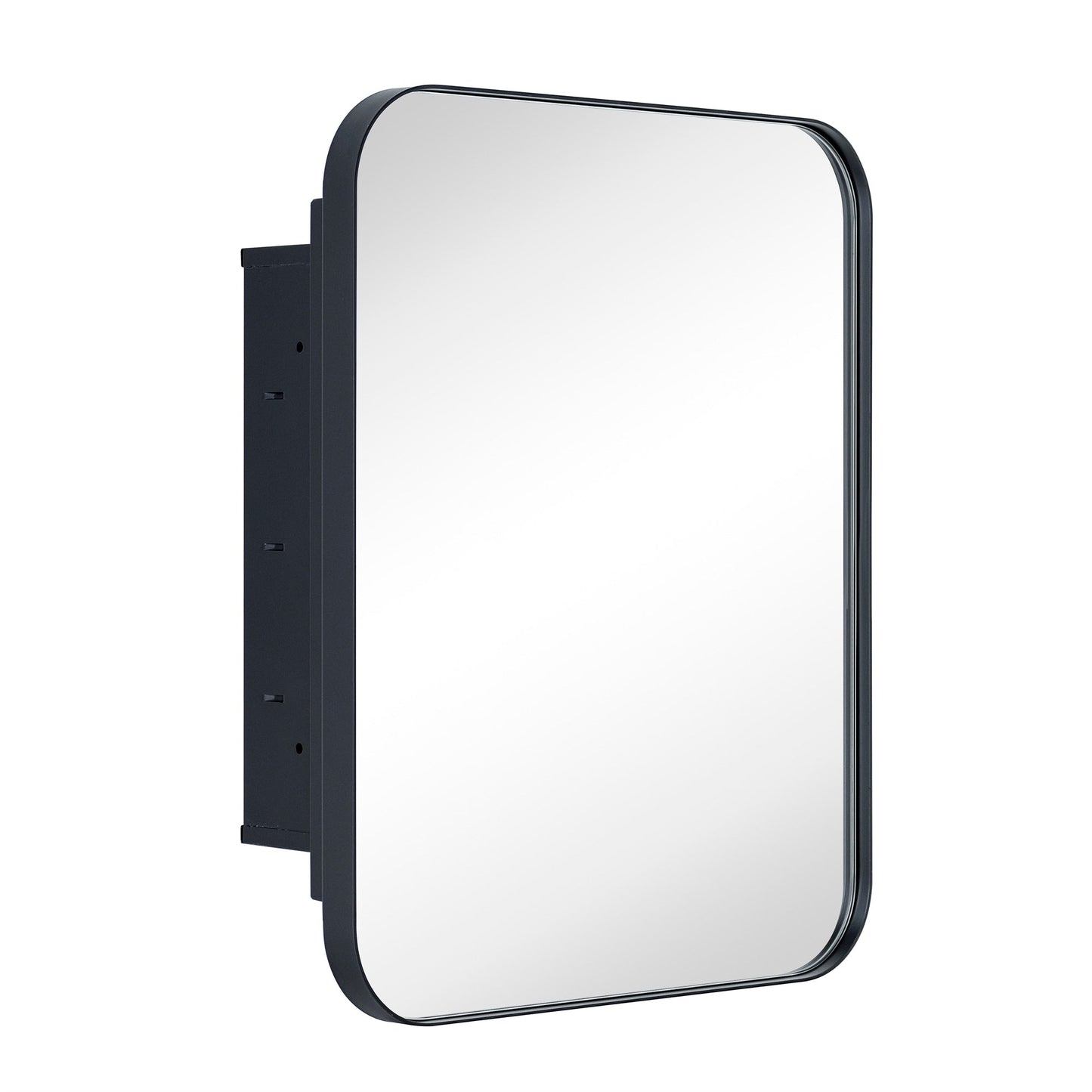 Armoire à pharmacie encastrée TEHOME WH avec miroir et étagères réglables