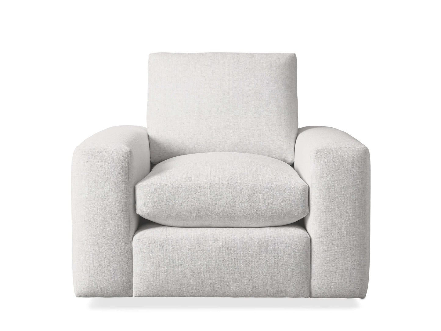 Chaise pivotante à accoudoirs larges Kipton