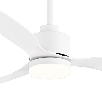 Ventilateur de plafond à DEL de 52 pouces avec télécommande (3 pales)