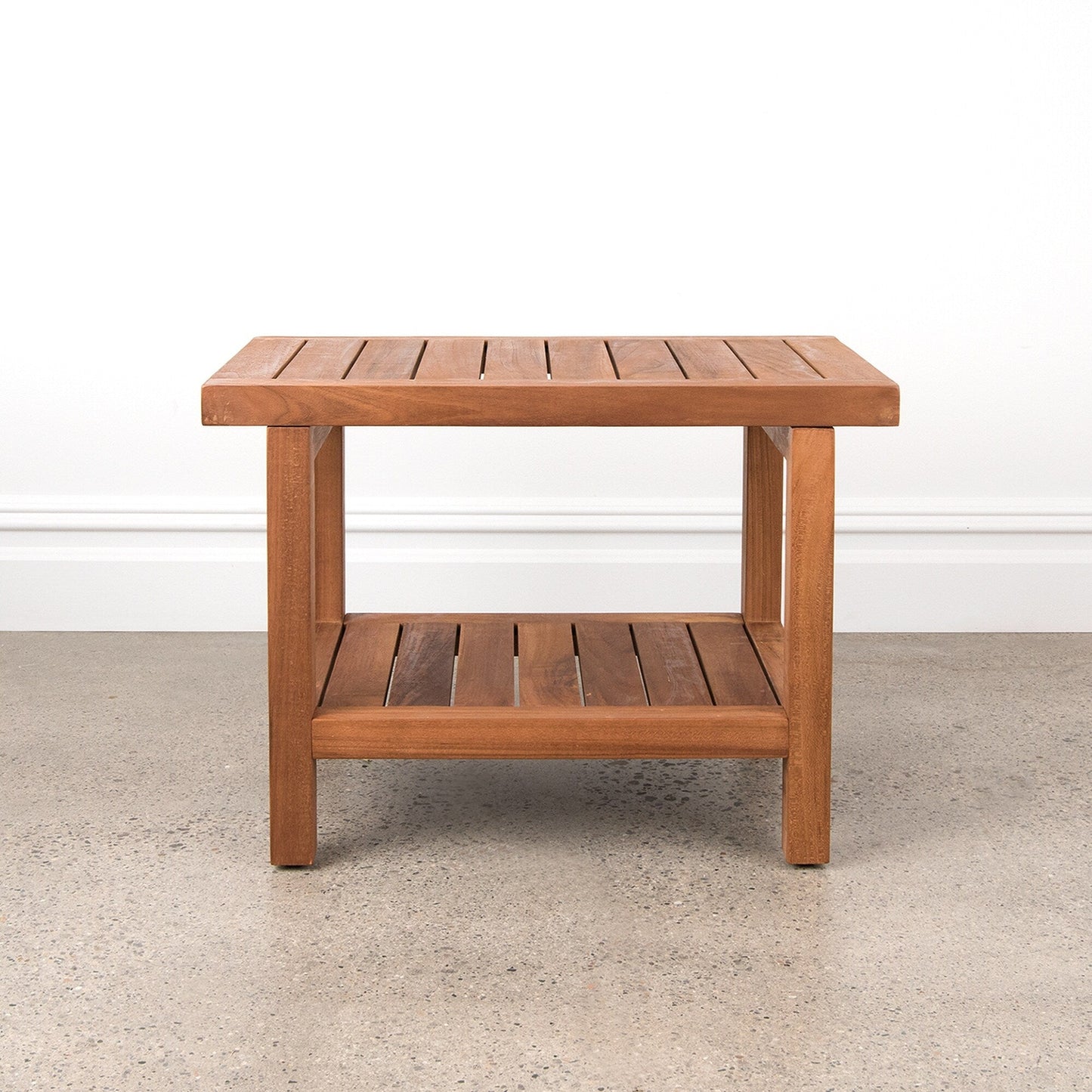 Table/banc de douche en teck indonésien Aurora Home
