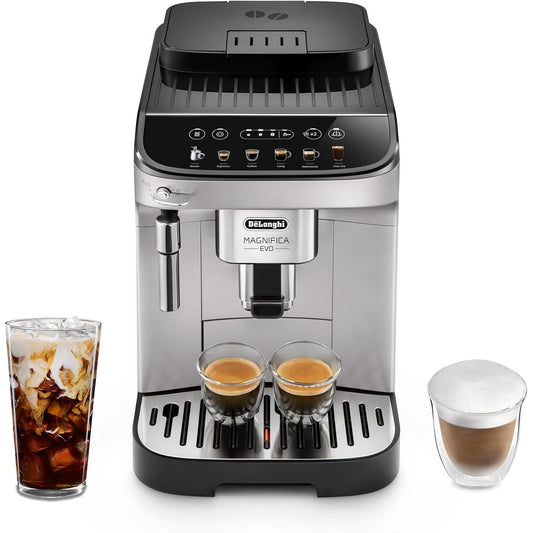 Machine à expresso automatique avec mousseur manuel et moulin intégré, ECAM29043SB