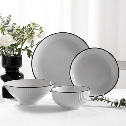 Service de table en grès Christian Siriano Lustra