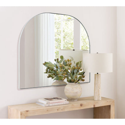 Grand miroir arqué TEHOME Dezerae pour manteau de cheminée, 40'' L x 32'' H