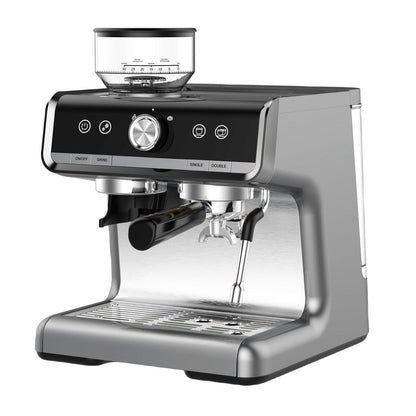 Cafetière expresso avec moulin, réservoir d'eau de 2,8 L
