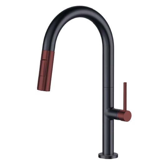 Robinet de cuisine à poignée unique et rétractable Fine Fixtures