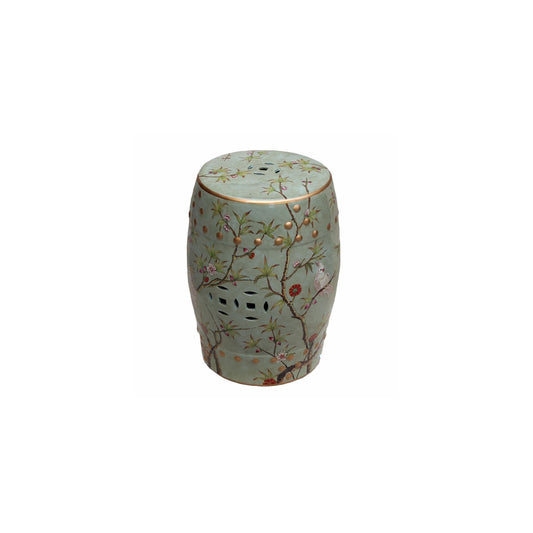 Tabouret en porcelaine Famille fait main