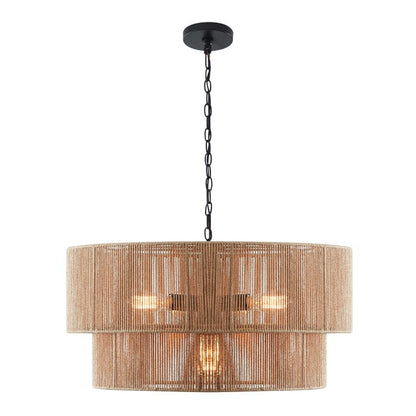 Suspension bohème KAWOTI largeur 26, 5 lumières, 4 niveaux
