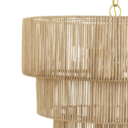 Suspension bohème KAWOTI largeur 26, 5 lumières, 4 niveaux