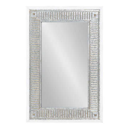 Miroir mural en bois et métal Kate et Laurel Deely