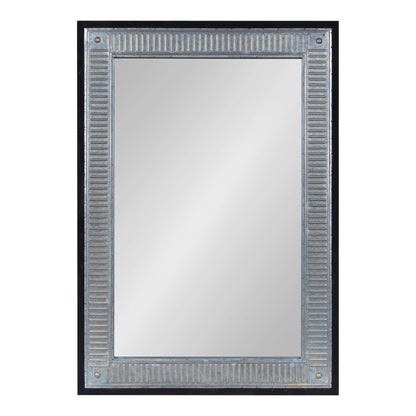 Miroir mural en bois et métal Kate et Laurel Deely