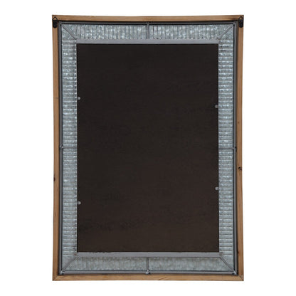 Miroir mural en bois et métal Kate et Laurel Deely