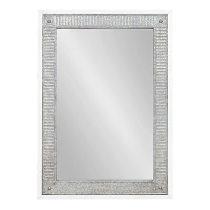 Miroir mural en bois et métal Kate et Laurel Deely