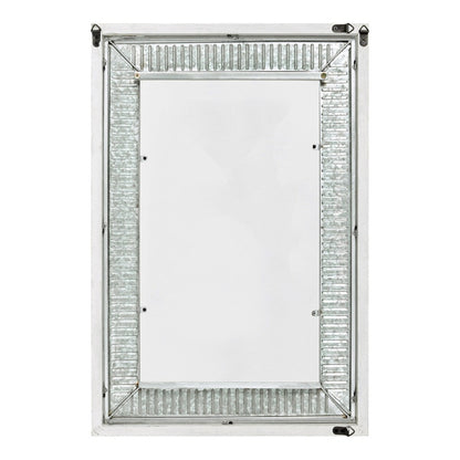 Miroir mural en bois et métal Kate et Laurel Deely