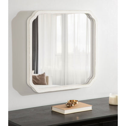 Miroir mural carré en bois Kate et Laurel Marston