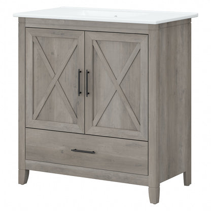 Meuble-lavabo Key West 32 W avec lavabo par Bush Furniture
