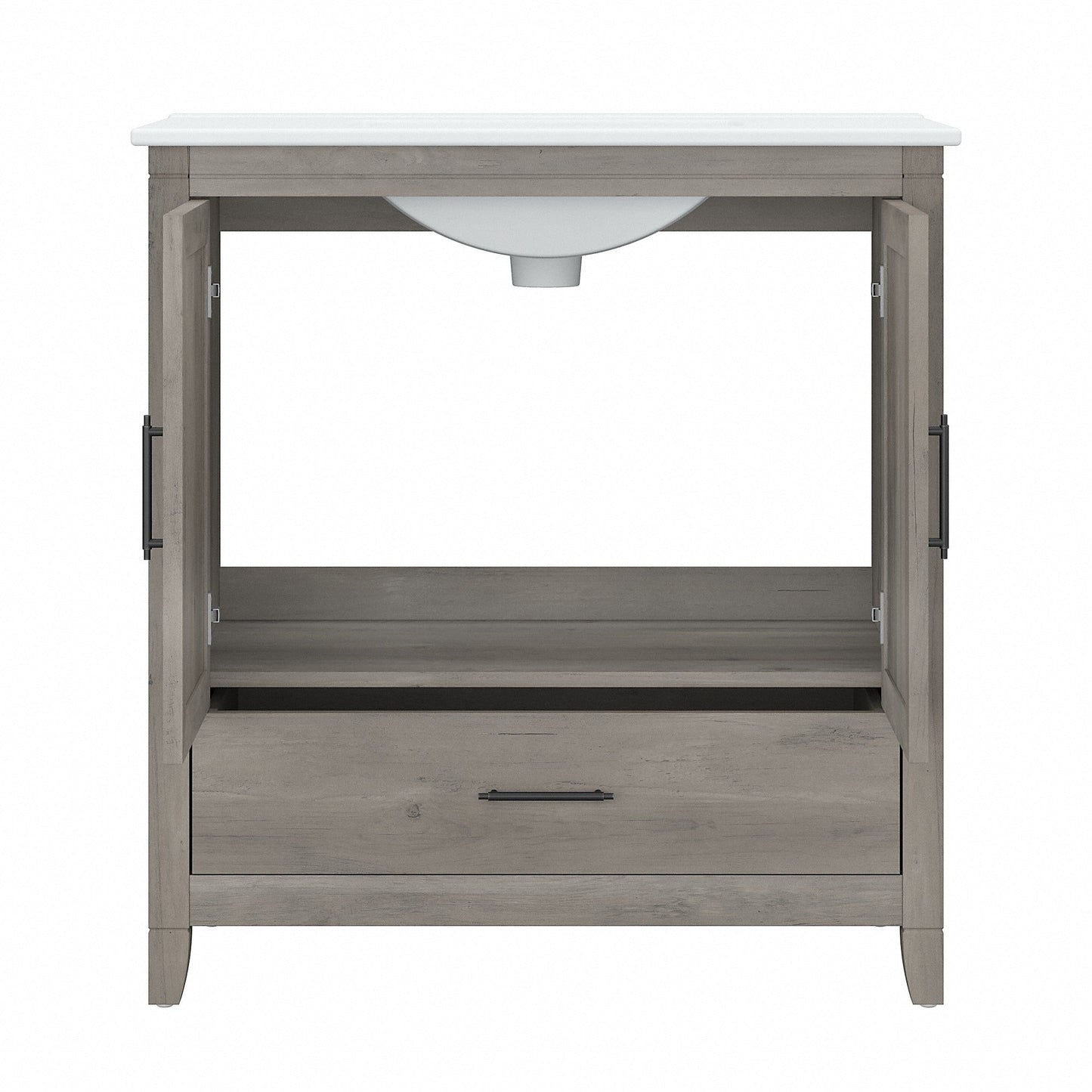 Meuble-lavabo Key West 32 W avec lavabo par Bush Furniture