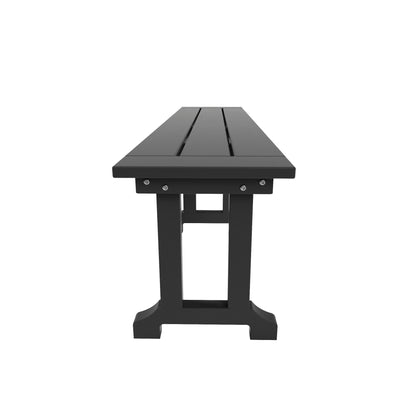 Banc de terrasse extérieur Polytrends Laguna en PEHD toutes saisons 65