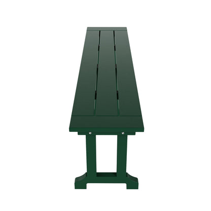 Banc de terrasse extérieur Polytrends Laguna en PEHD toutes saisons 65