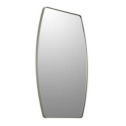 Miroir mural oblong en métal MacLuu