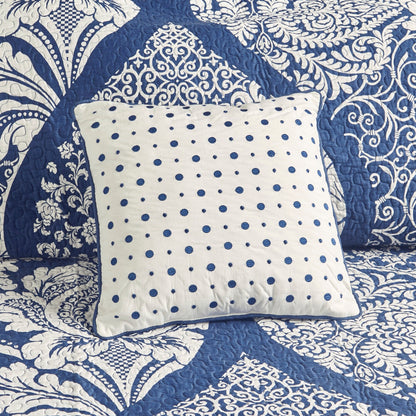 Ensemble de couette en coton imprimé Madison Park Marcella 7 pièces