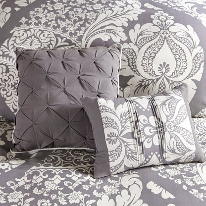 Ensemble de couette en coton imprimé Madison Park Marcella 7 pièces